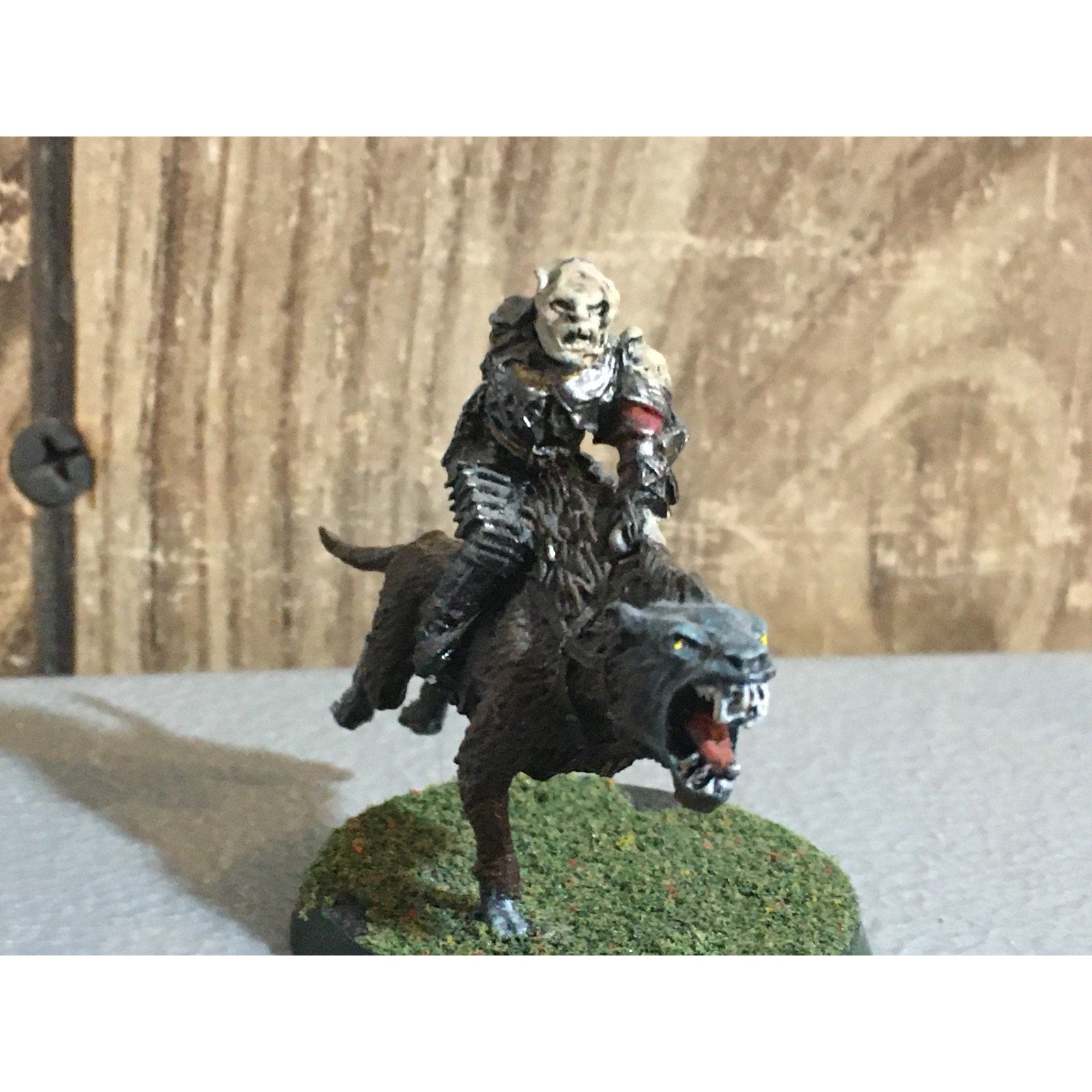 A30385 LOTR LORD OF THE RINGS GW GAMES WORKSHOP METALGOTHMOG MOUNTED WARG PAINT