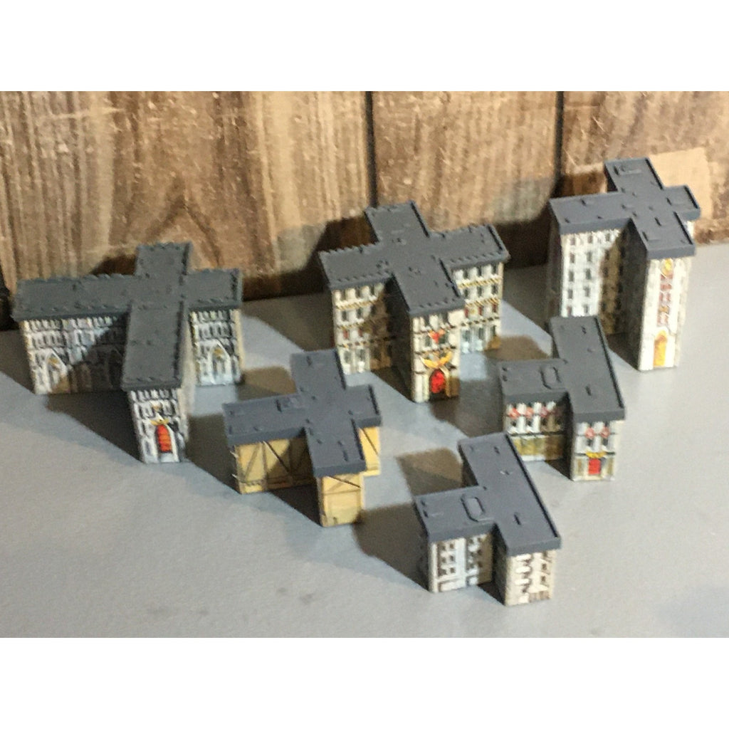 A31674 WARHAMMER EPIC 40K TERRAIN BUILDINGS PLASTIC & CARDSTOCK 6 PK