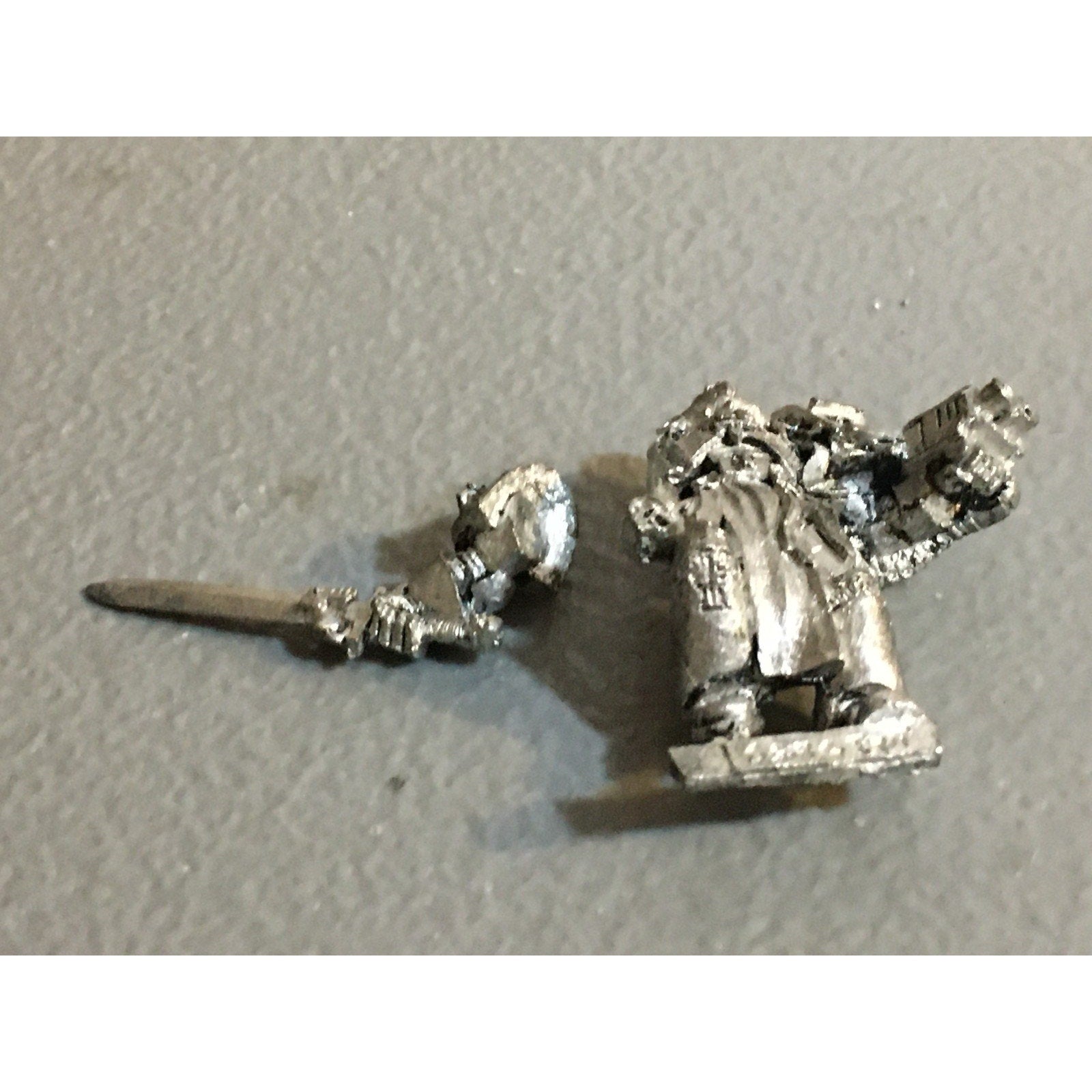 A33835 WARHAMMER 40K SPACE MARINES GREY KNIGHTS METAL JUSTICAR NO BACKPACK GW