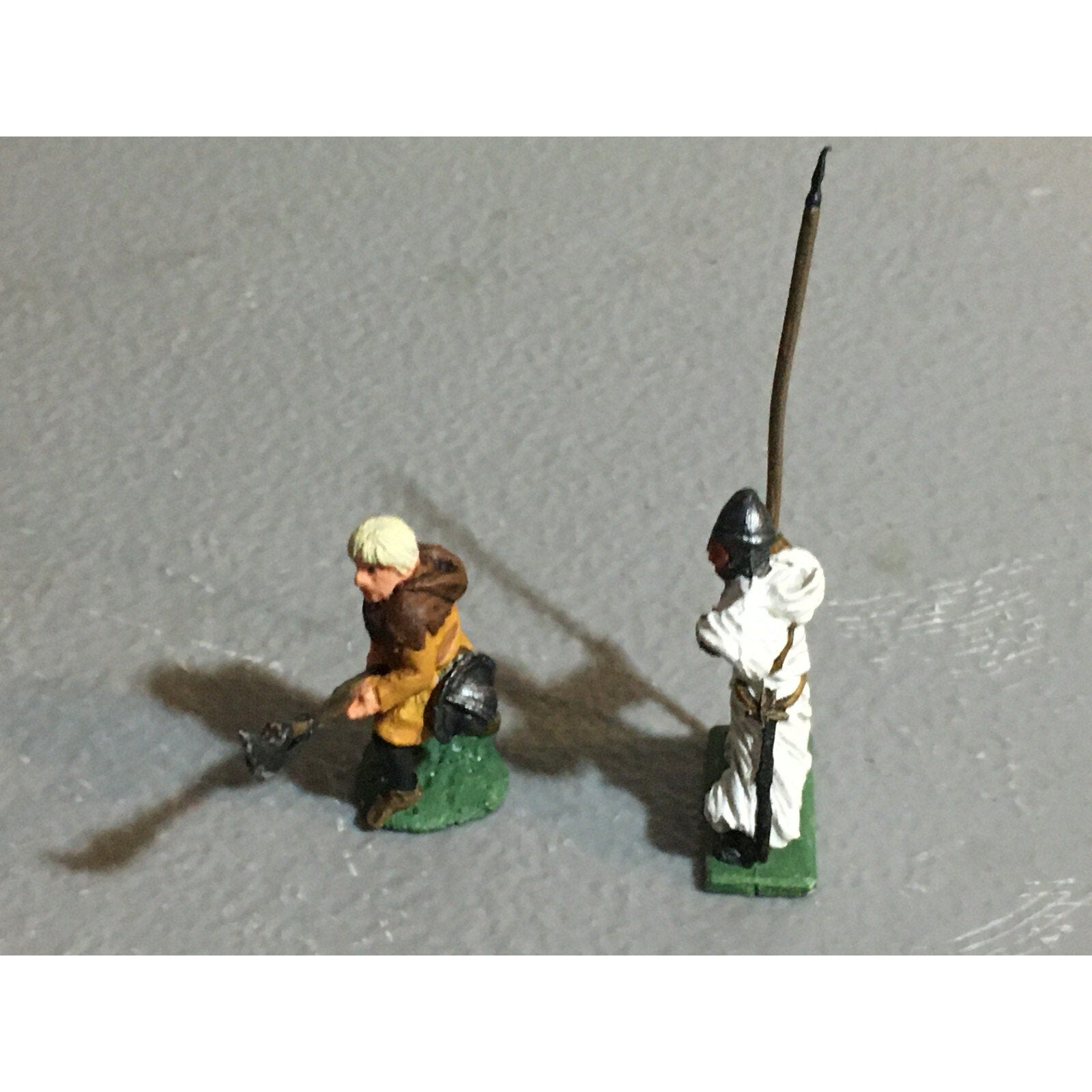 A10189 CITADEL PRE SLOTTA METAL RARE OOP HUMAN KNIGHTS 2 PK WARHAMMER PAINTED