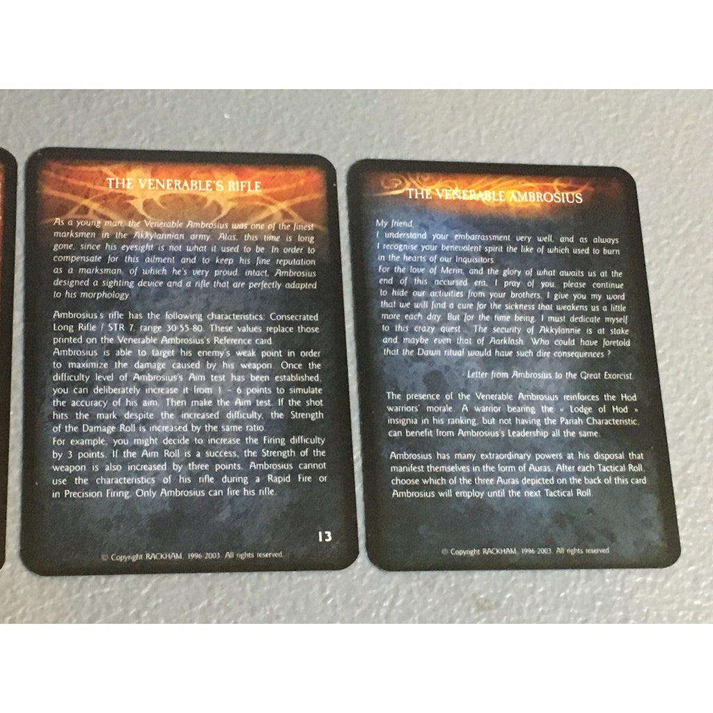 A32710 RACKHAM CONFRONTATION GRIFFINS VENERABLE AMBROSIUS METAL TABLETOP