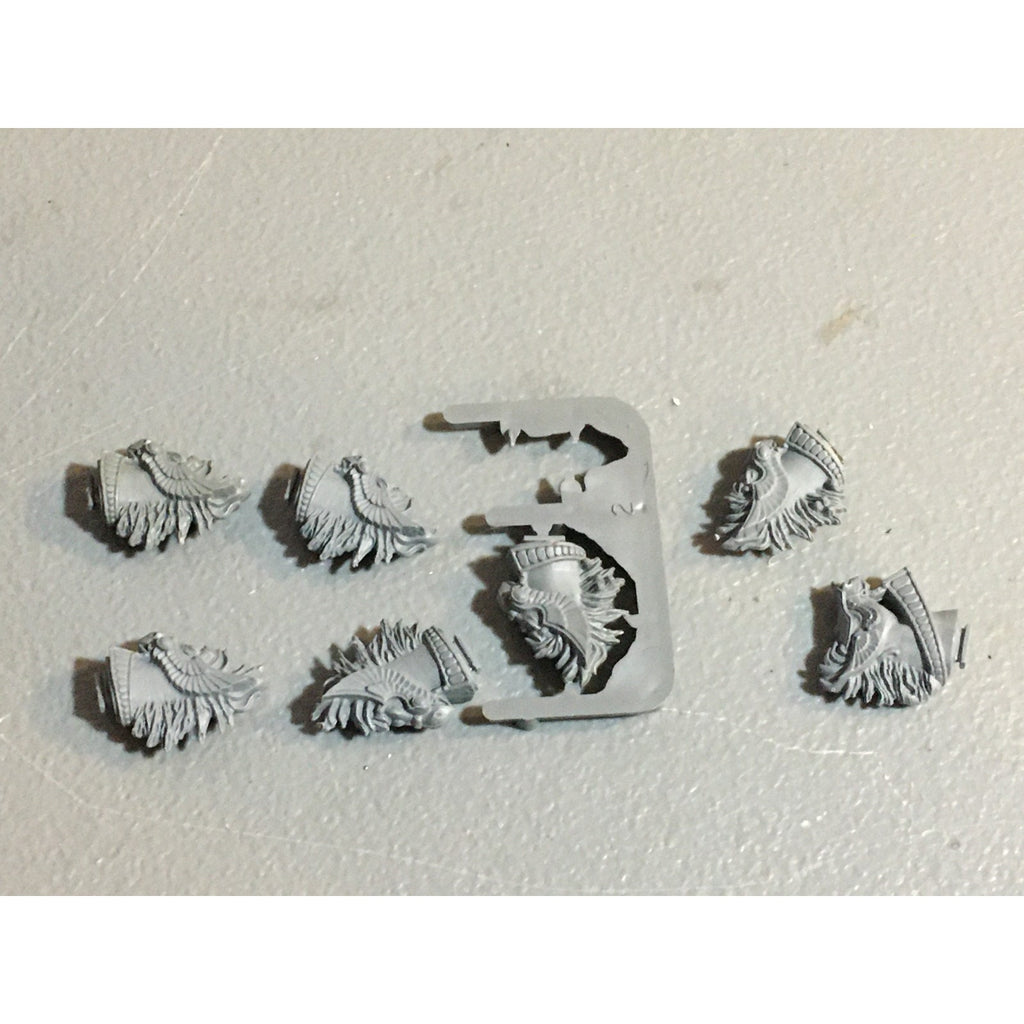 A24512 WARHAMMER FANTASY HIGH ELVES HORSE HEADS BITS LOT 7 PK GAMES WORKSHOP GW