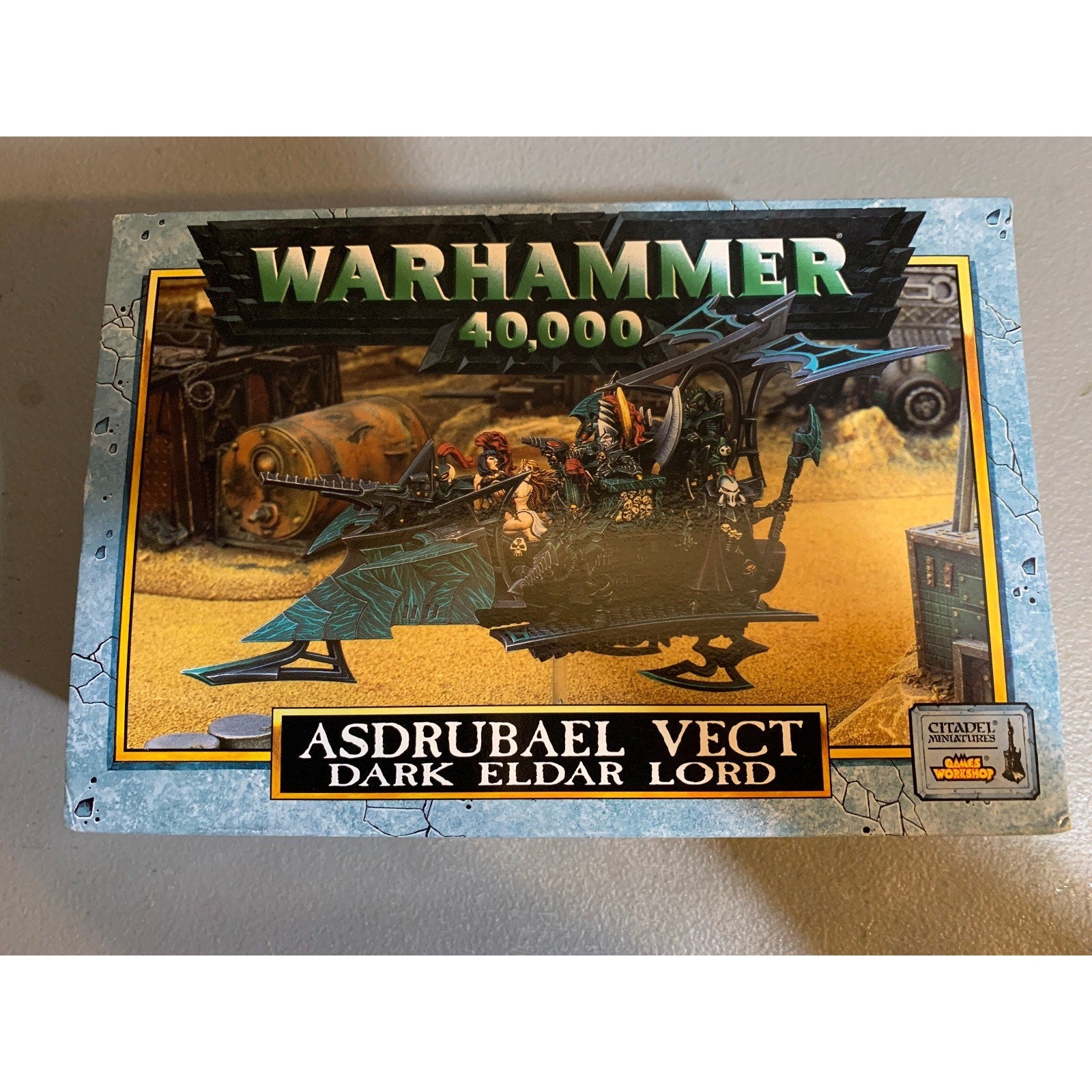 SA31101 WARHAMMER 40K DARK ELDAR DRUKHARI RARE OOP ASDRUBAEL VECT NIB LORD