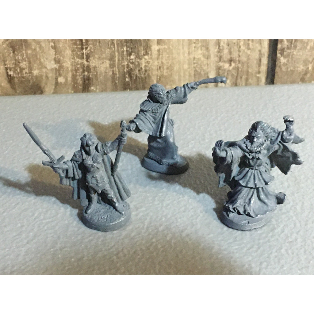 A32619 RAL PARTHA MINIATURES METAL 3 PK WIZARD SORCERER MAGE D&D