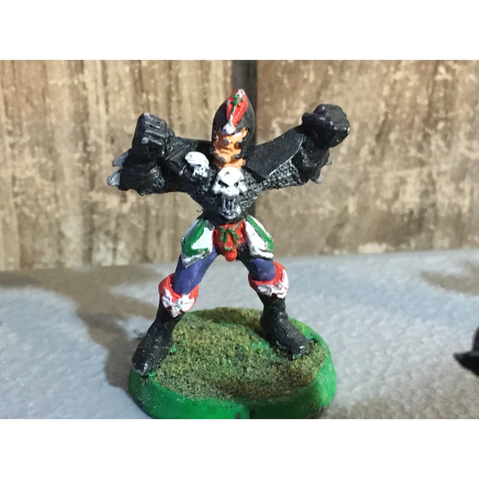 A30119 WARHAMMER BLOOD BOWL METAL DARK ELVES TEAM LINEMEN 3 PK PAINT BASE OOP GW