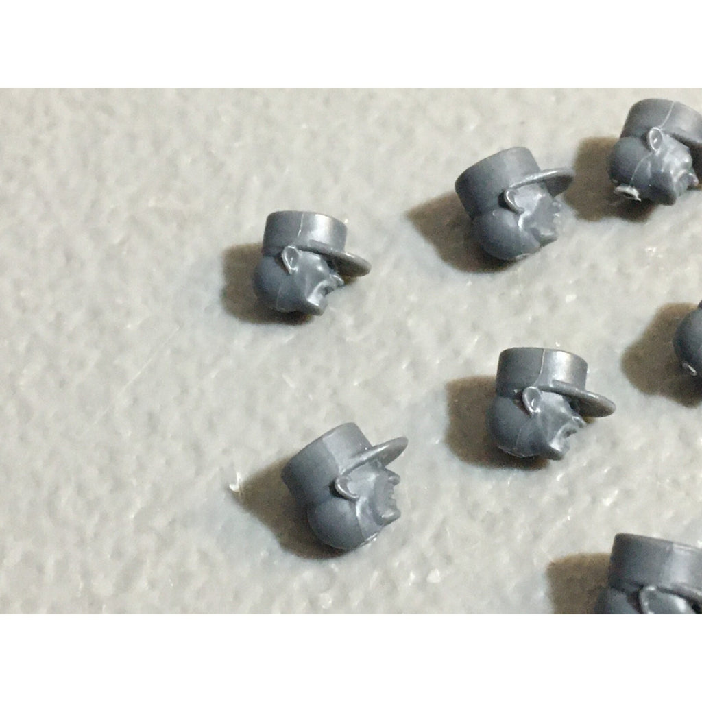 A23031 WARGAMES ATLANTIC HEADS GROGNARD KEPI 23 CT 28MM MINIATURES BITS LOT