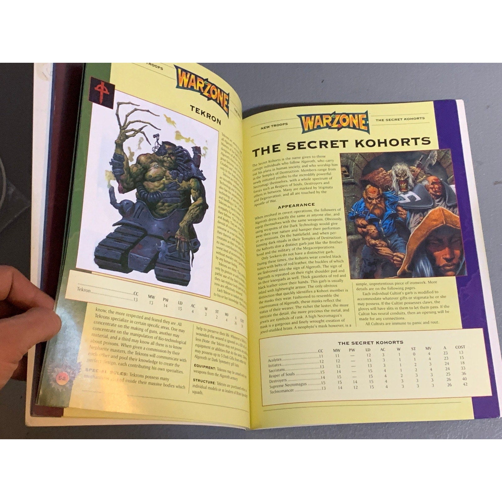 A31649 WARZONE MUTANT CHRON HHG ARMY BOOK PLAYED COMPENDIUM VOL. 2 BEASTS OF WAR