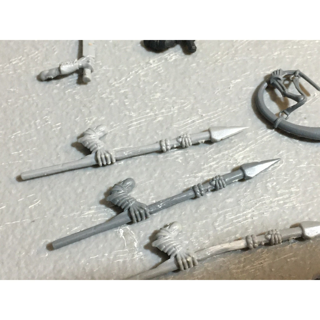 A23457 WARHAMMER FANTASY VAMPIRE COUNTS UNDEAD BITS LOT MIXED ARMS SPEARS GW