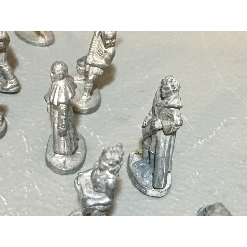 A6558 GRENADIER 8 PK METAL OOP MINIATURES WARRIOR NINJA MUSICIAN 1 INCOMPLETE