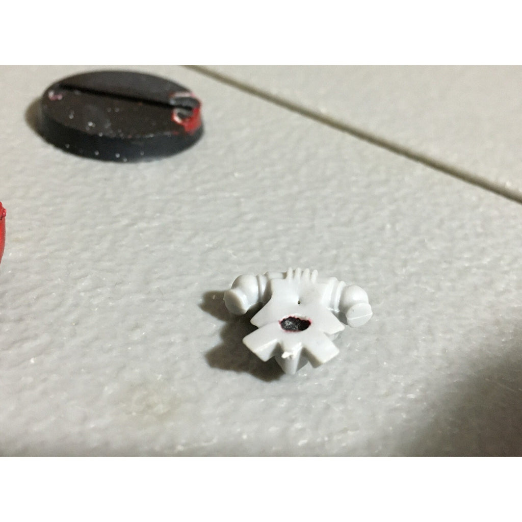 A19731 WARHAMMER 40K SPACE MARINES WOLVES WOLF GUARD METAL W BIONIC LEG