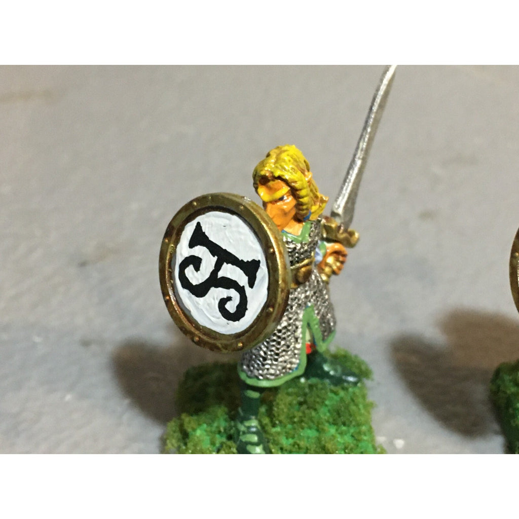 A18757 WARHAMMER FANTASY MARAUDER METAL WOOD ELVES WARRIORS 2 PK GW