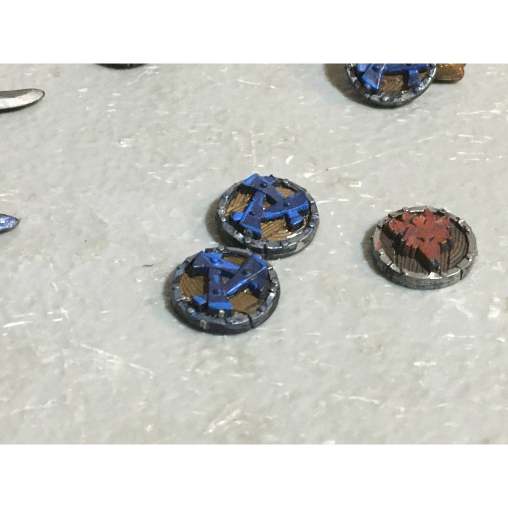 A21061 WARHAMMER FANTASY DWARFS SKULL SLAYER + SKAVEN ARMS SHIELDS BITS LOT GW