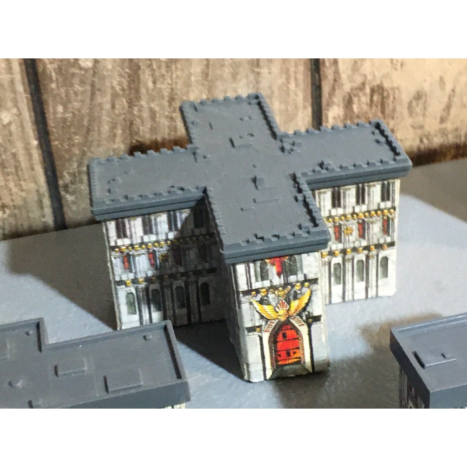 A31677 WARHAMMER EPIC 40K TERRAIN BUILDINGS PLASTIC & CARDSTOCK 8 PK