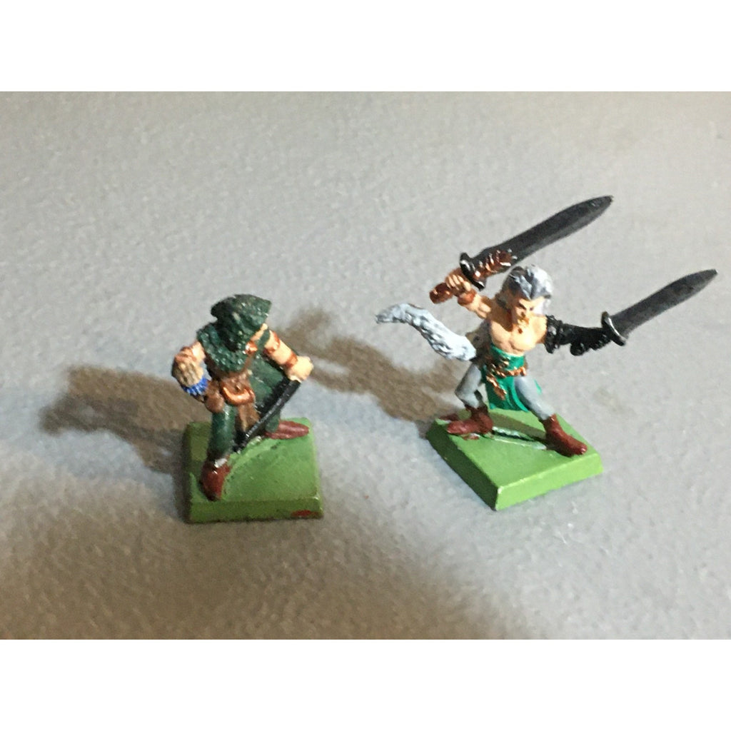 A24676 WARHAMMER FANTASY WOOD ELVES METAL WARDANCER & SCOUT BROKE BOW GW
