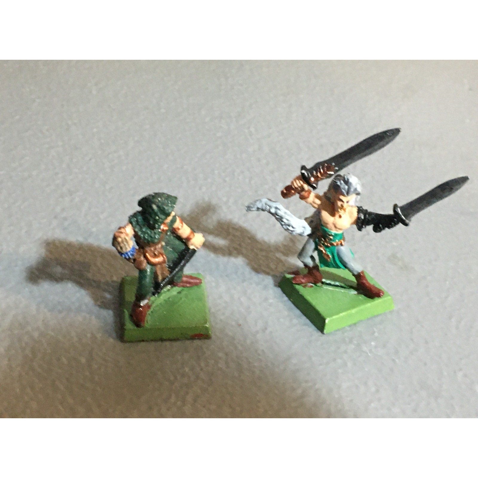 A24676 WARHAMMER FANTASY WOOD ELVES METAL WARDANCER & SCOUT BROKE BOW GW