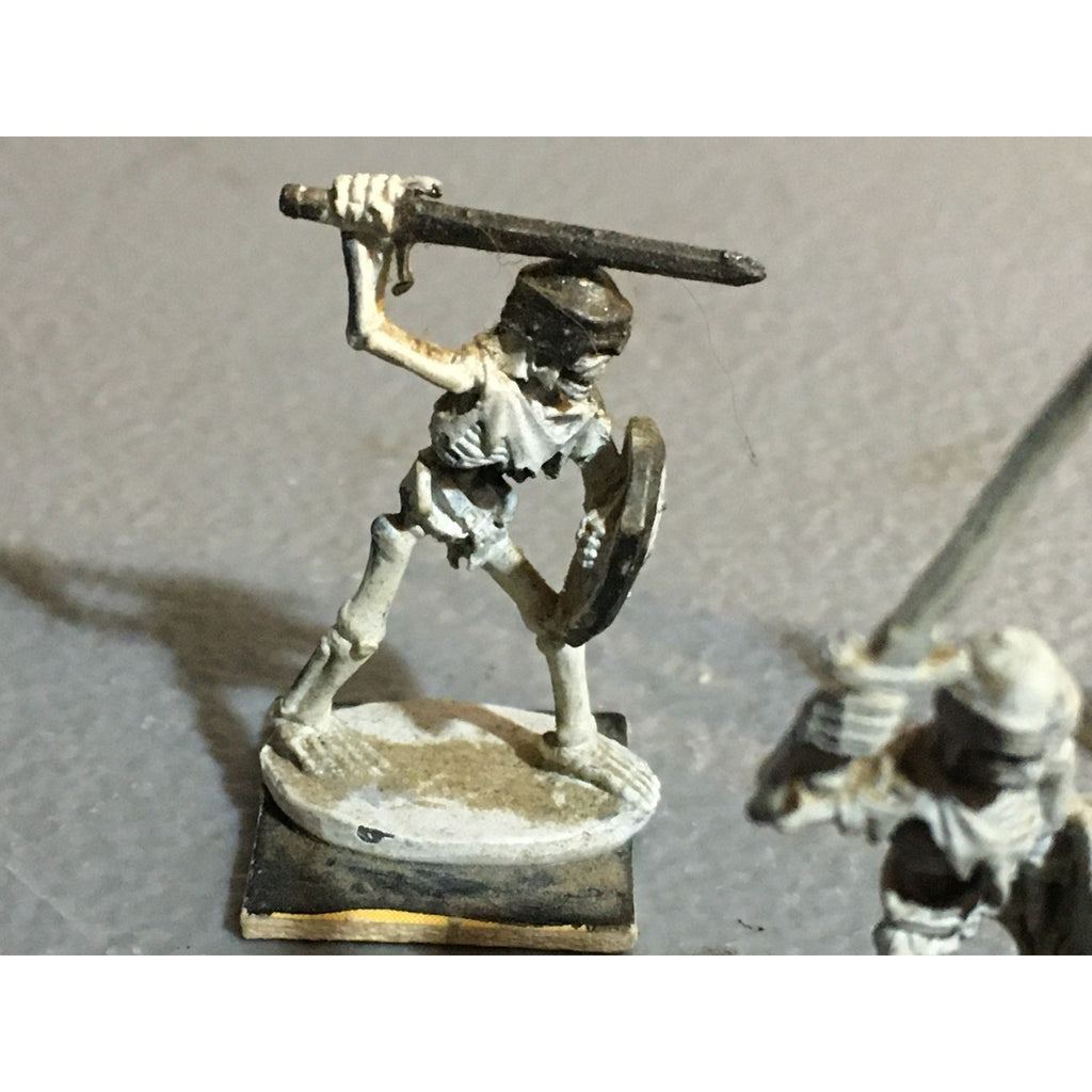 A32376 RAL PARTHA METAL MINIATURES SKELETON WARRIOR 3 PK TABLETOP WAR GAMES