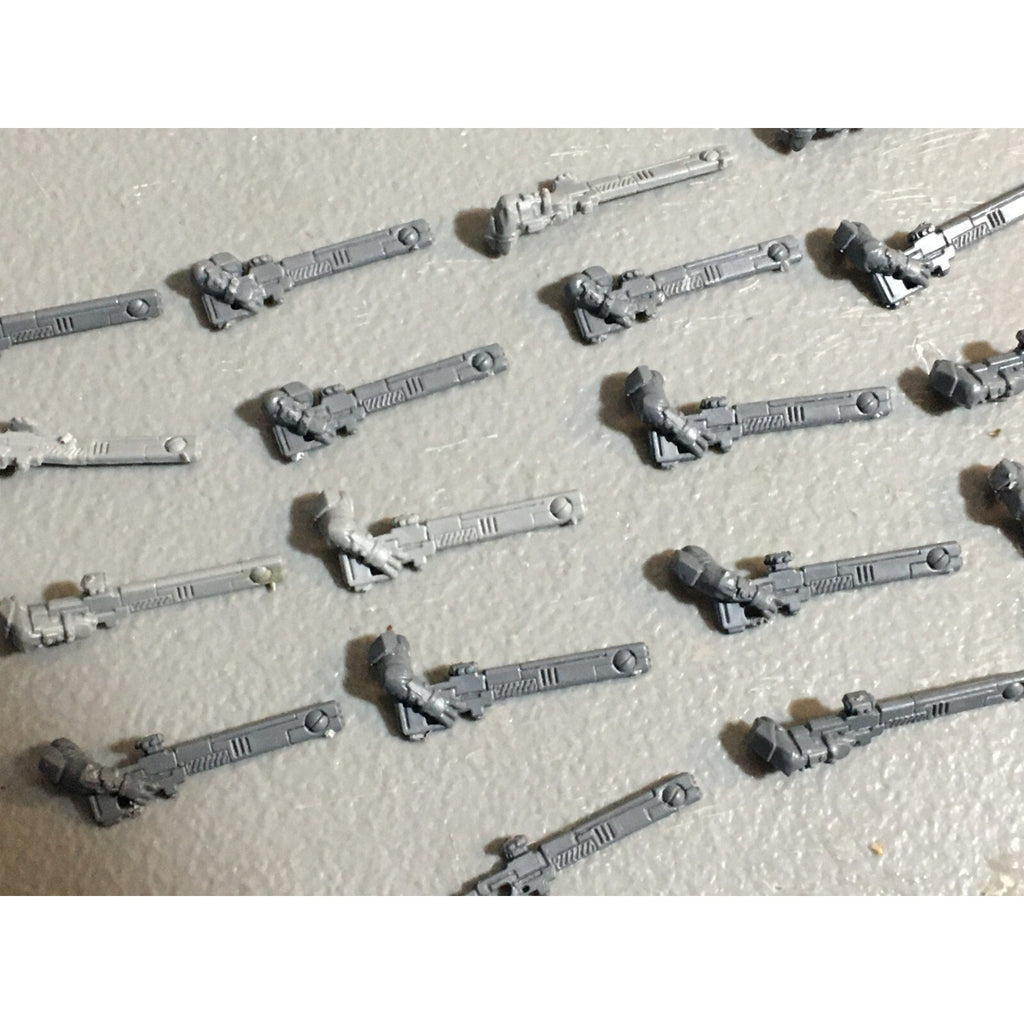 A23028 WARHAMMER 40K TAU EMPIRE BITS LOT FIRE WARRIORS GUNS GAMES WORKSHOP GW