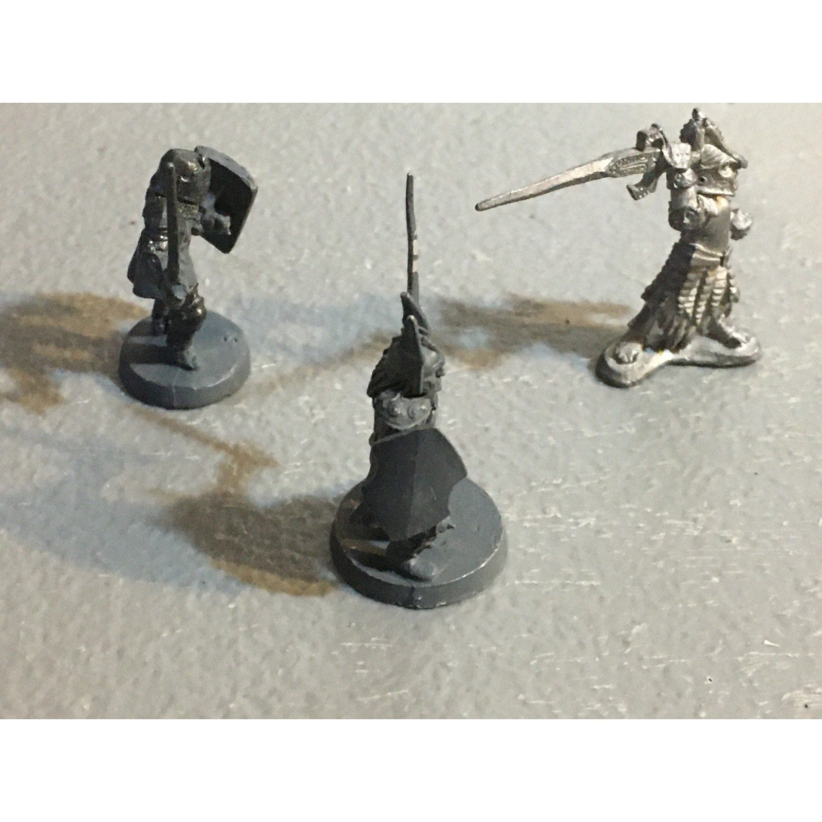 A32612 RAL PARTHA MINIATURES METAL 3 PK PALADIN KNIGHT FIGHTER D&D