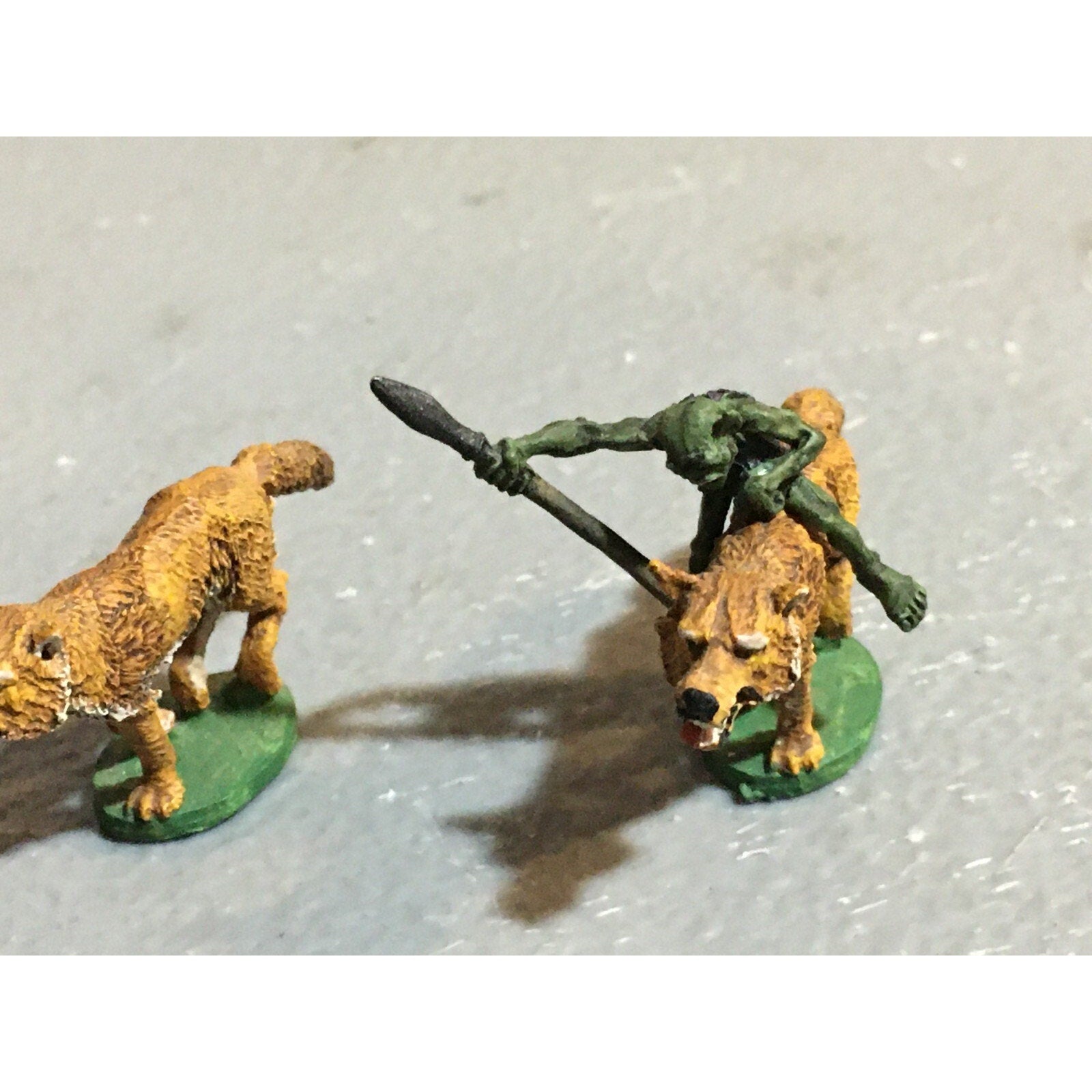 A10115 CITADEL PRE SLOTTA METAL RARE OOP GOBLIN WOLF RIDER W EXTRA WOLF PAINTED