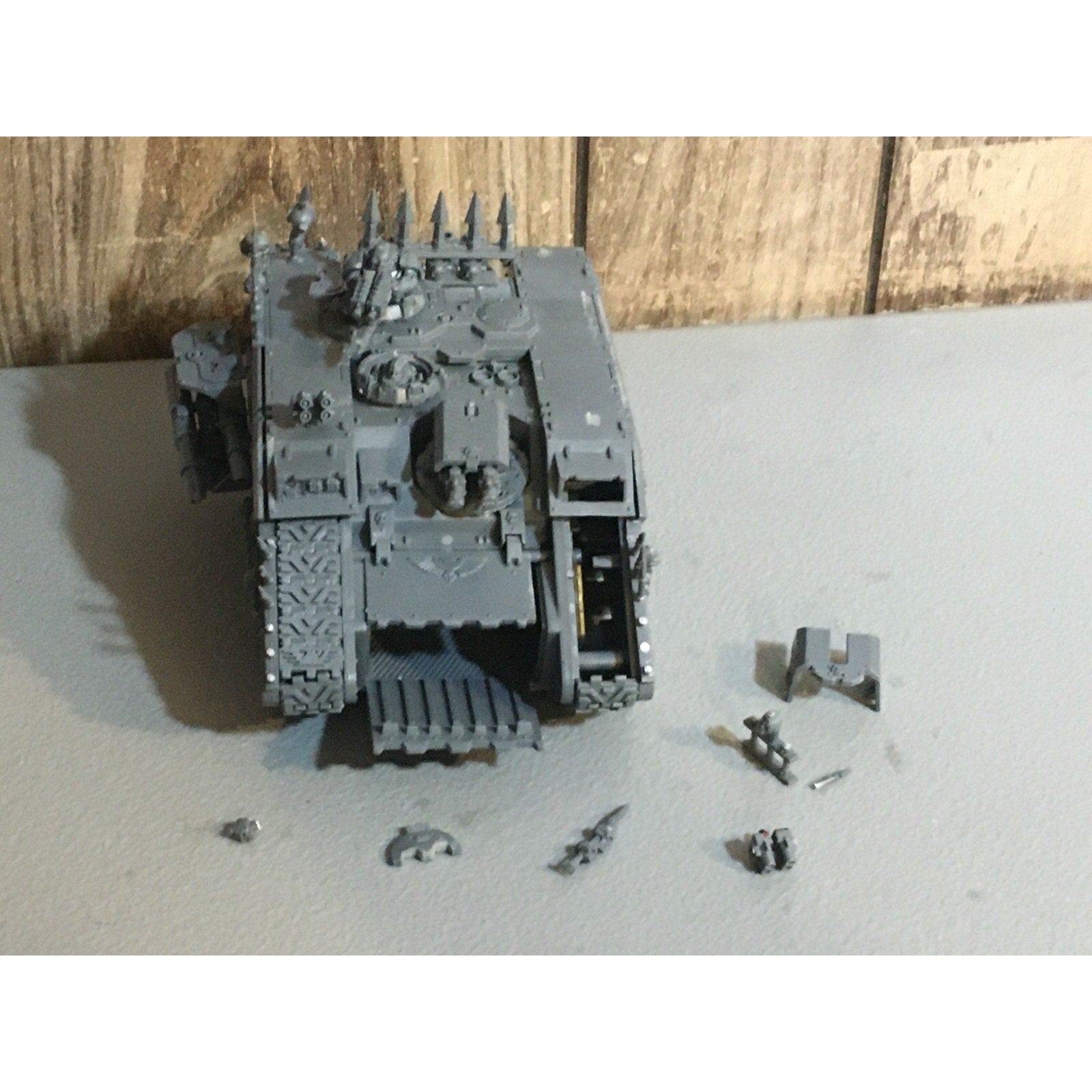 SA33792 WARHAMMER 40K CHAOS SPACE MARINES INCOMPLETE LAND RAIDER CSM G ...