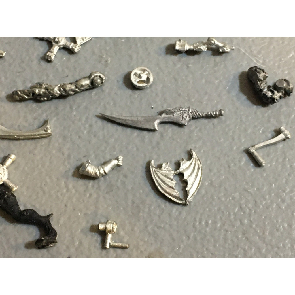 A32541 UNKNOWN MINIATURES ALL METAL BITS & INCOMPLETE LOT FANTASY