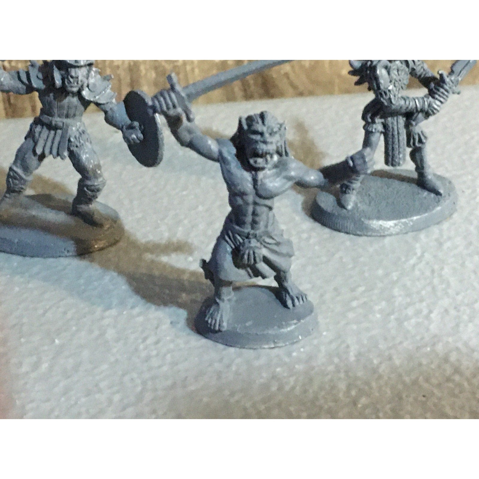 A32623 RAL PARTHA MINIATURES METAL 3 PK ORC WARRIORS FIGHTER BARBARIAN D&D