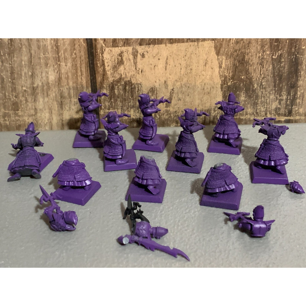 A16905 WARHAMMER AOS FANTASY DARK ELVES CROSSBOWMEN 10 PACK MISS GW