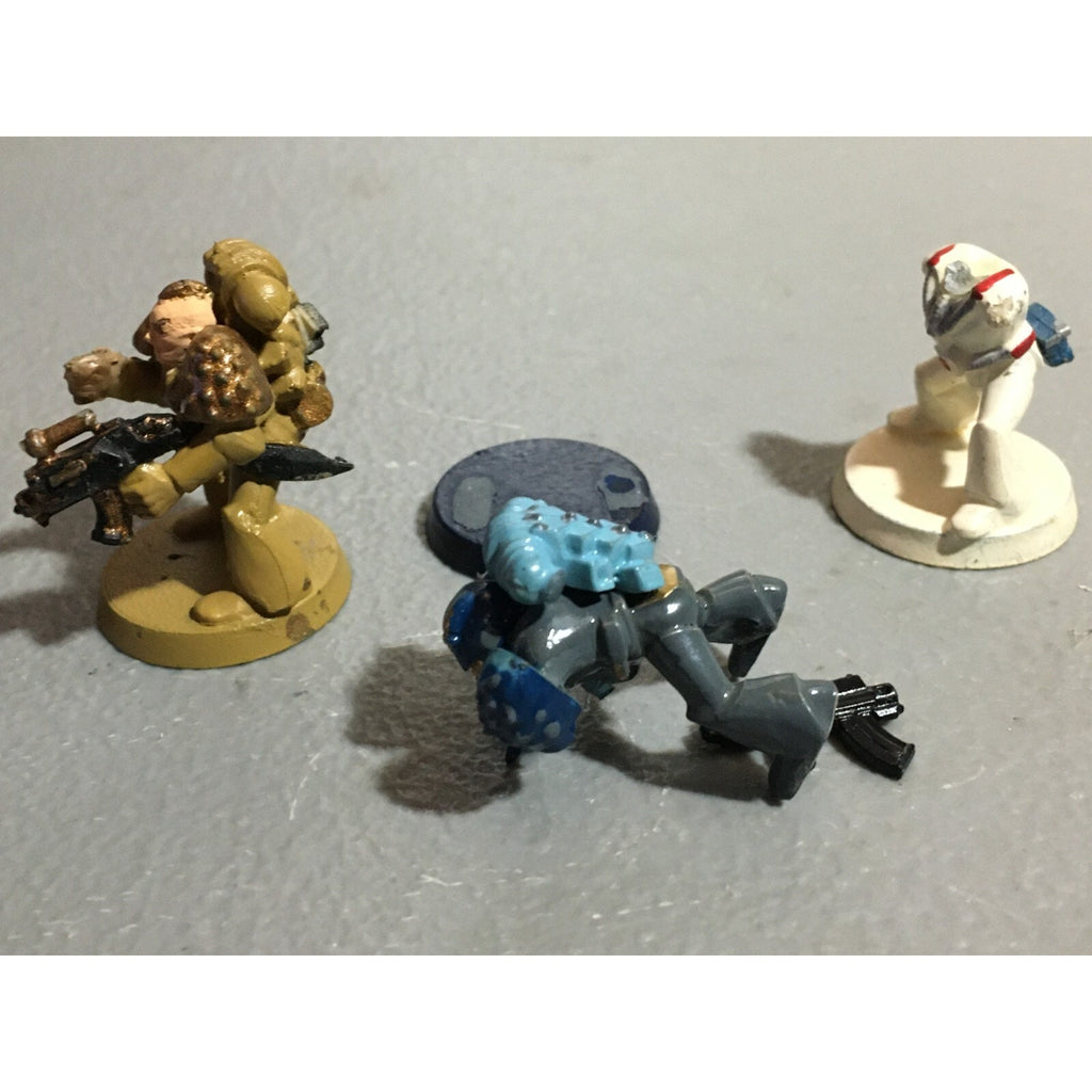 A19983 WARHAMMER 40K SPACE MARINES ROGUE TRADER RTB01 3 PK INCOMPLETE