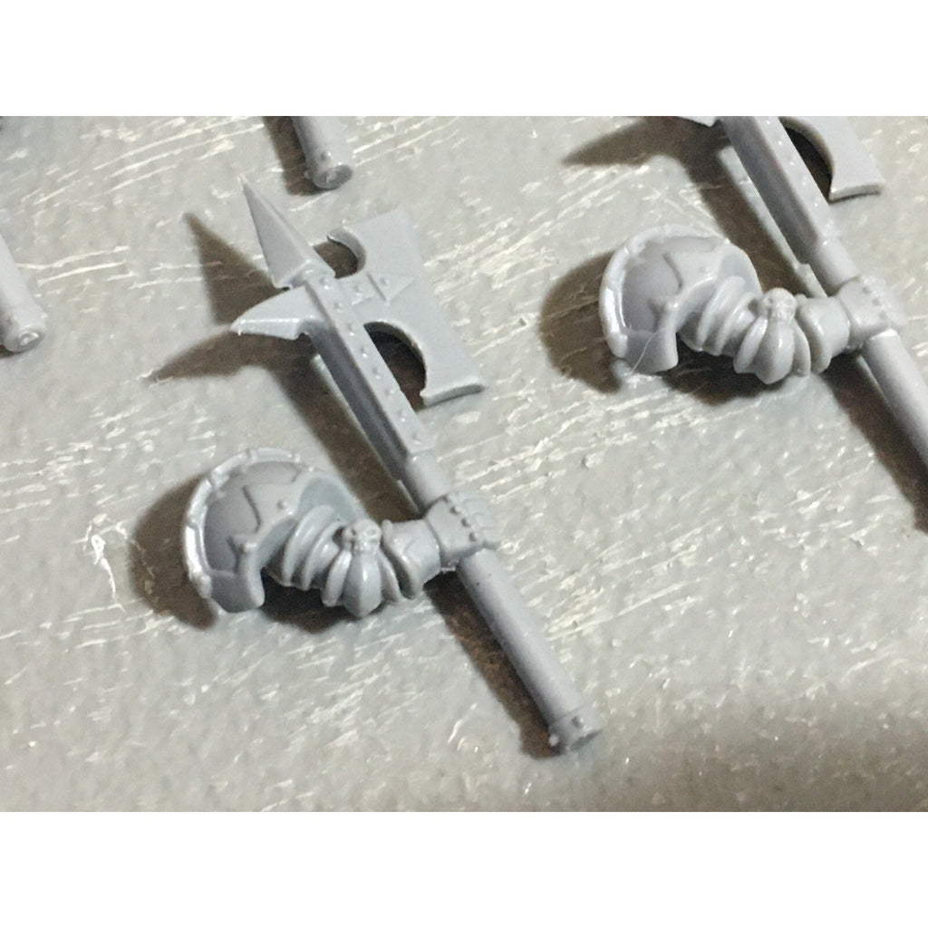 A22251 WARHAMMER FANTASY CHAOS MORTALS BITS LOT WARRIORS KNIGHTS WEAPONS GW OOP