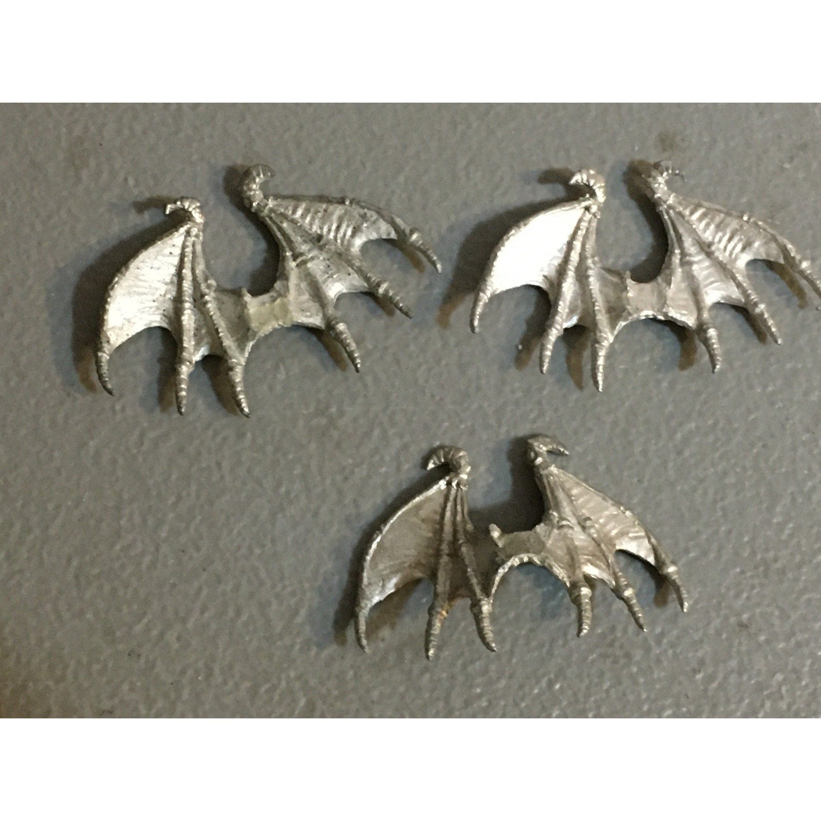 A33851 WARHAMMER 40K TYRANIDS BITS LOT METAL GARGOYLE WINGS 3 PK GW