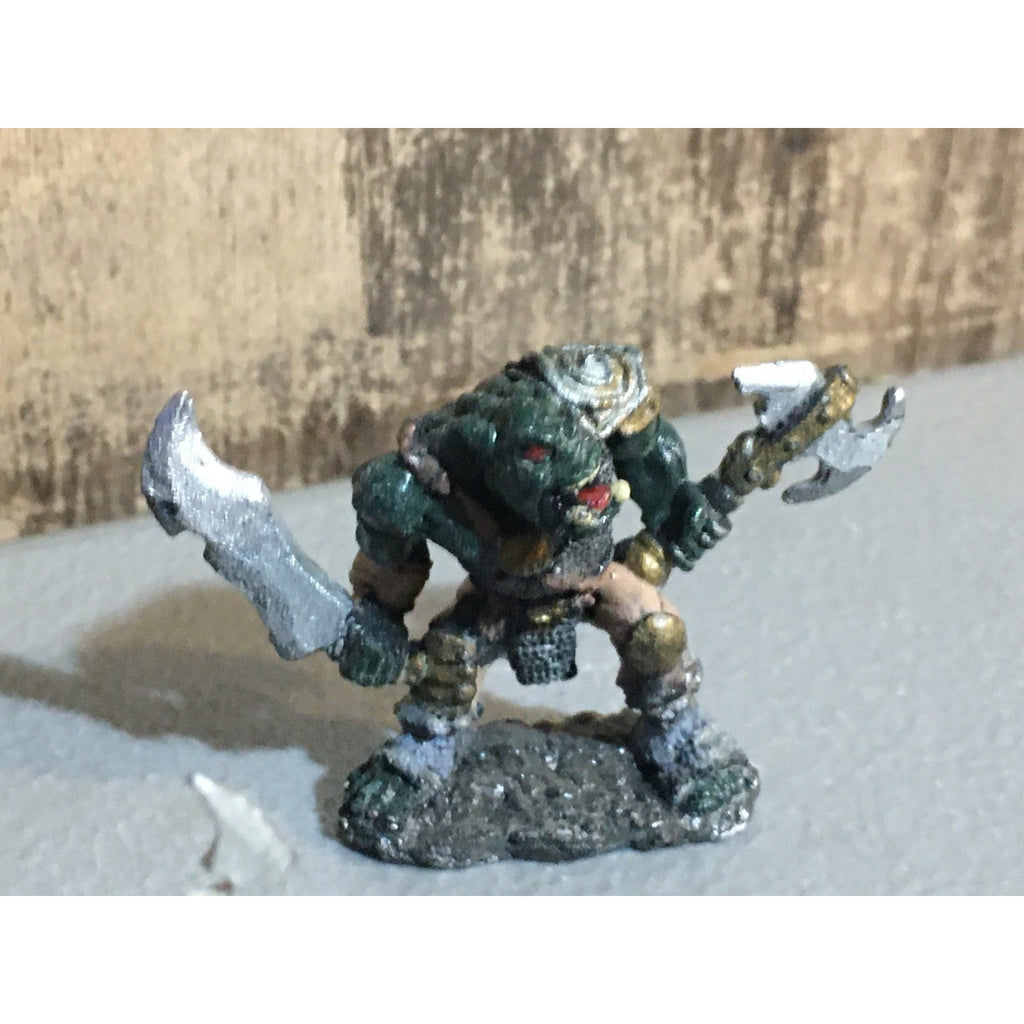 A34021 UNKNOWN METAL MINIATURES MIXED RATMAN ORC WARRIOR TABLETOP RPG