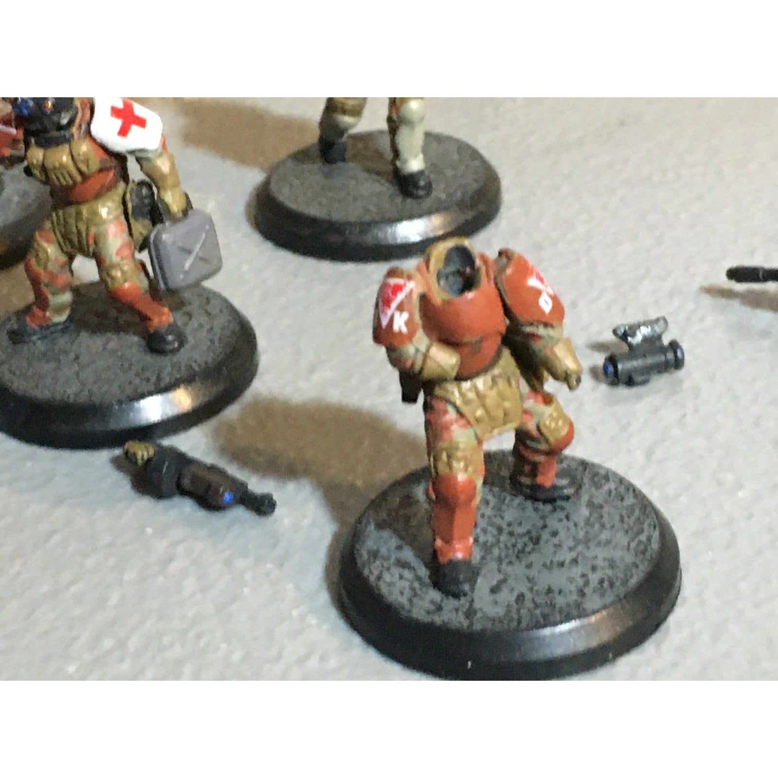 A32056 RACKHAM AT-43 RED BLOK MINIS NO CARD INCOMPLETE LOT 11 PK KOMMANDO SOLDAT