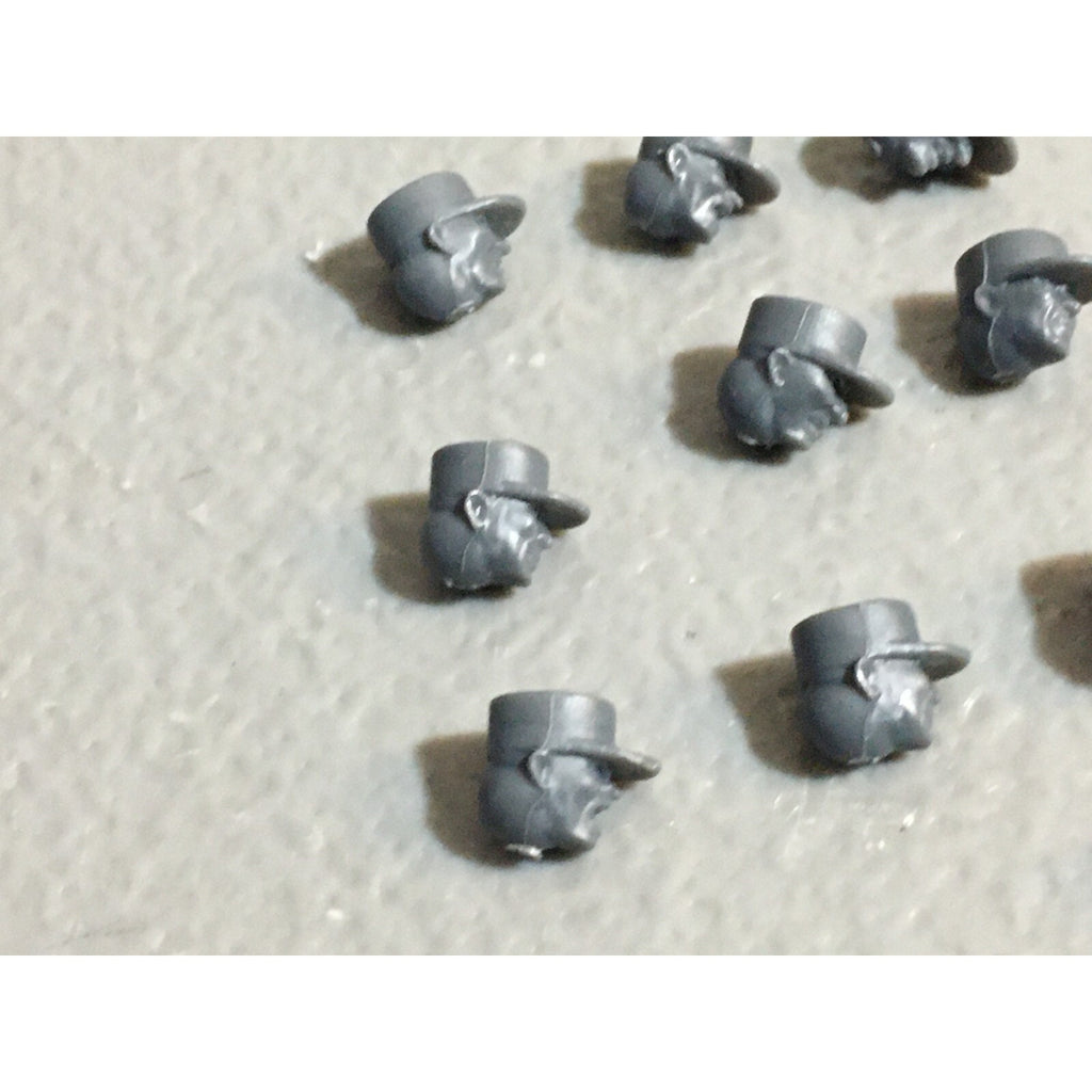 A23031 WARGAMES ATLANTIC HEADS GROGNARD KEPI 23 CT 28MM MINIATURES BITS LOT