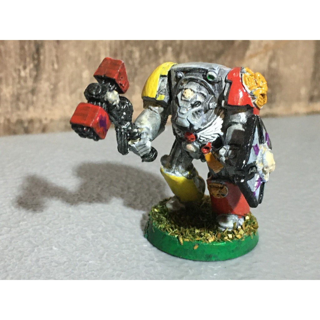 A20729 WARHAMMER 40K METAL SPACE MARINES ROGUE TRADER TERMINATOR HAMMER SHIELD