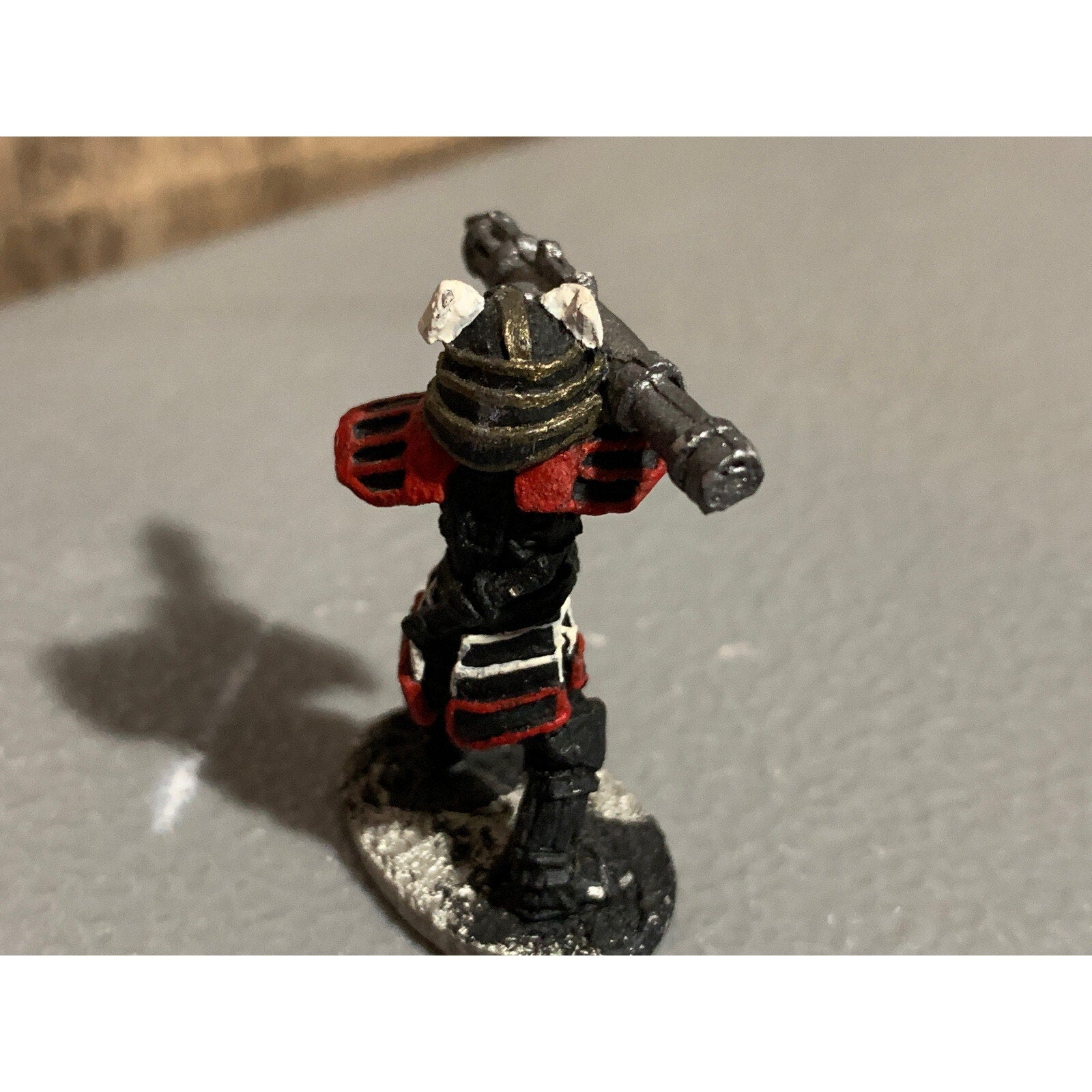 A10250 TALON GAMES IMPERIAL SENSHI W ROCKET LAUNCHER METAL PAINTED OOP