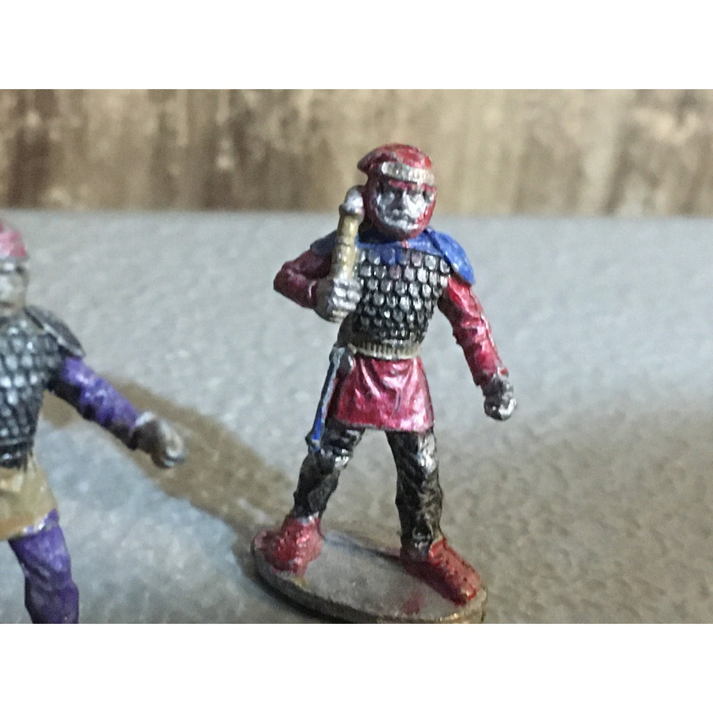 A32858 RAL PARTHA MINIATURES METAL UNKNOWN 3 PK INCOMPLETE? HUMAN WARRIOR
