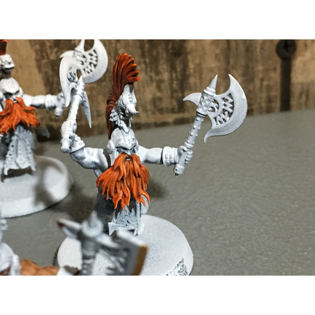A20181 WARHAMMER FANTASY AOS FYRESLAYERS VULKITE BERZERKERS 10 PK PRIMED