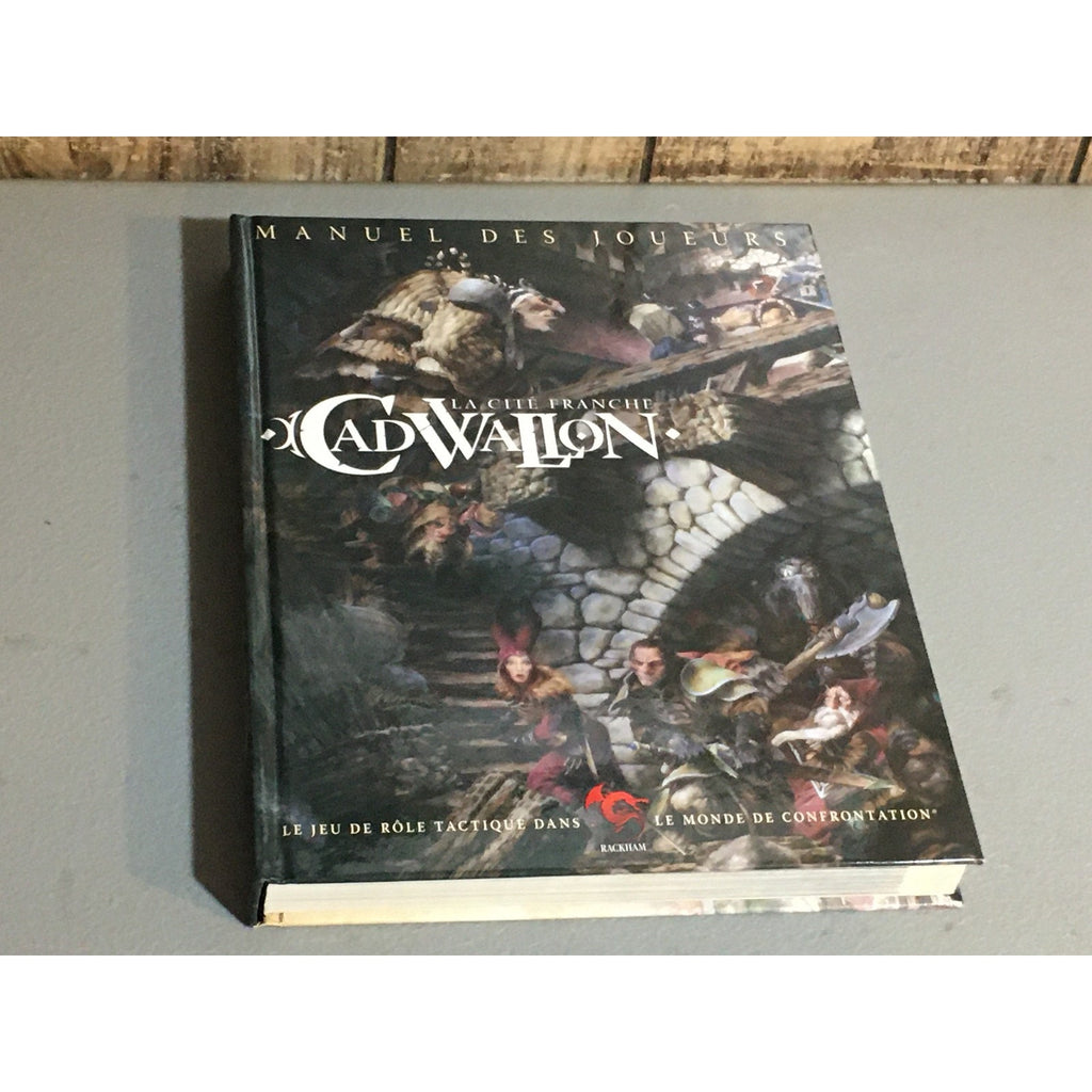 BOOK USED RACKHAM CONFRONTATION CADWALLON THE FREE CITY RULEBOOK FRENCH HARDBACK