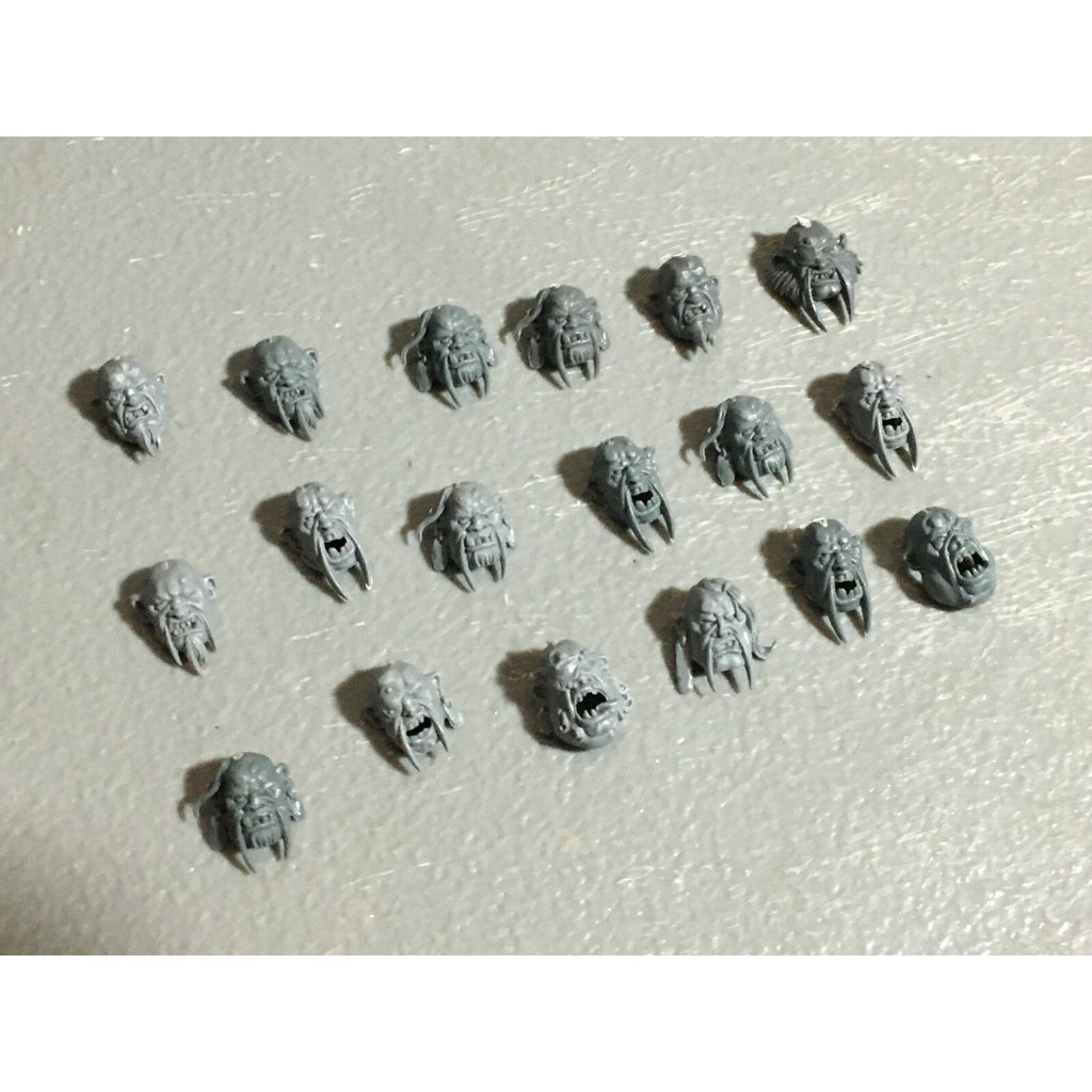 A22577 WARHAMMER FANTASY OGRE KINGDOMS BITS LOT HEADS GAMES WORKSHOP GW
