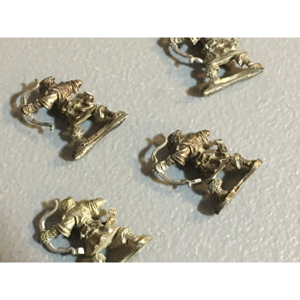 A24874 UNKNOWN METAL MINIATURES TABLETOP WARGAMES 4 PK HUMAN ARCHERS