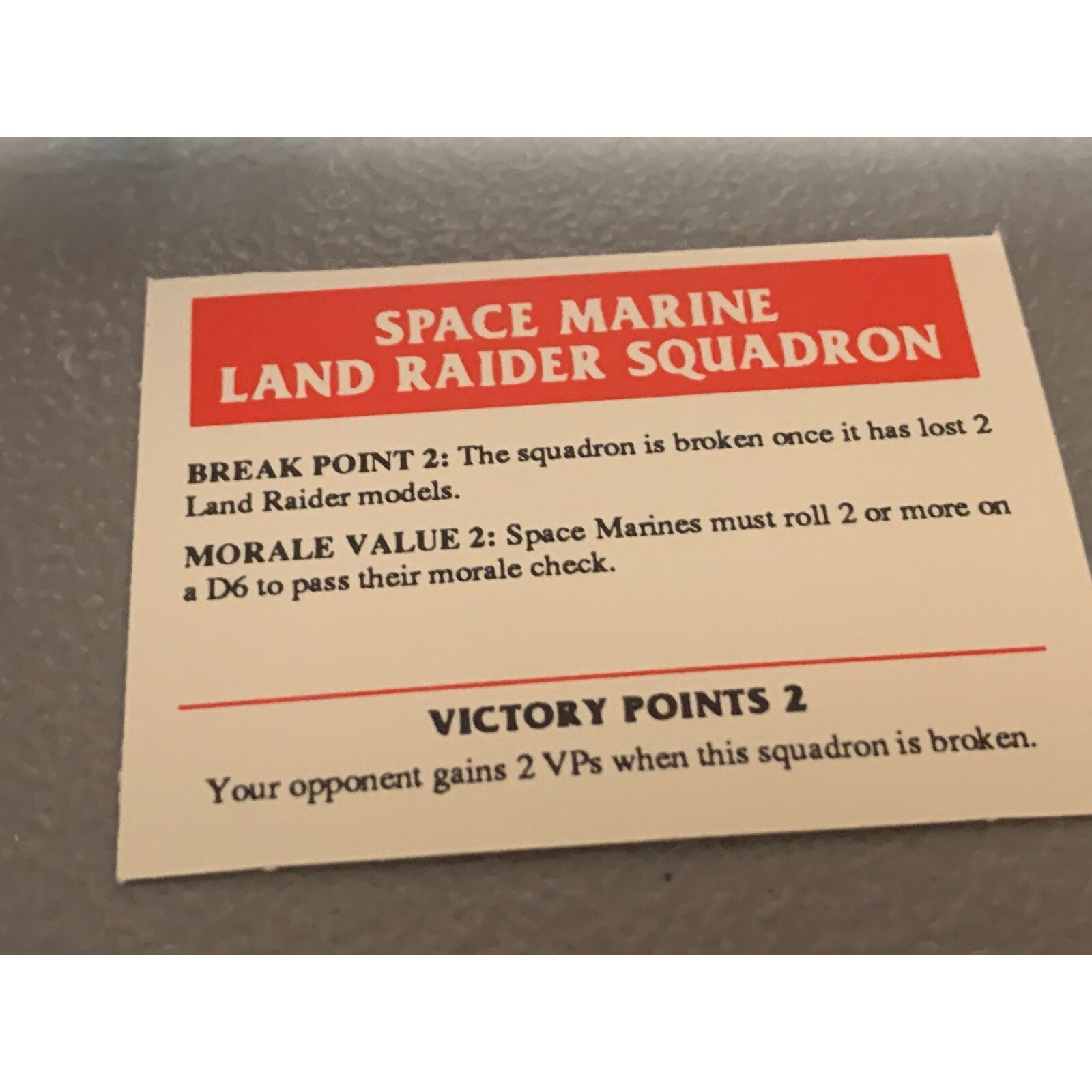A12451 EPIC WARHAMMER 40K SPACE MARINES LAND RAIDER SQUAD GAMES WORKSHOP GW