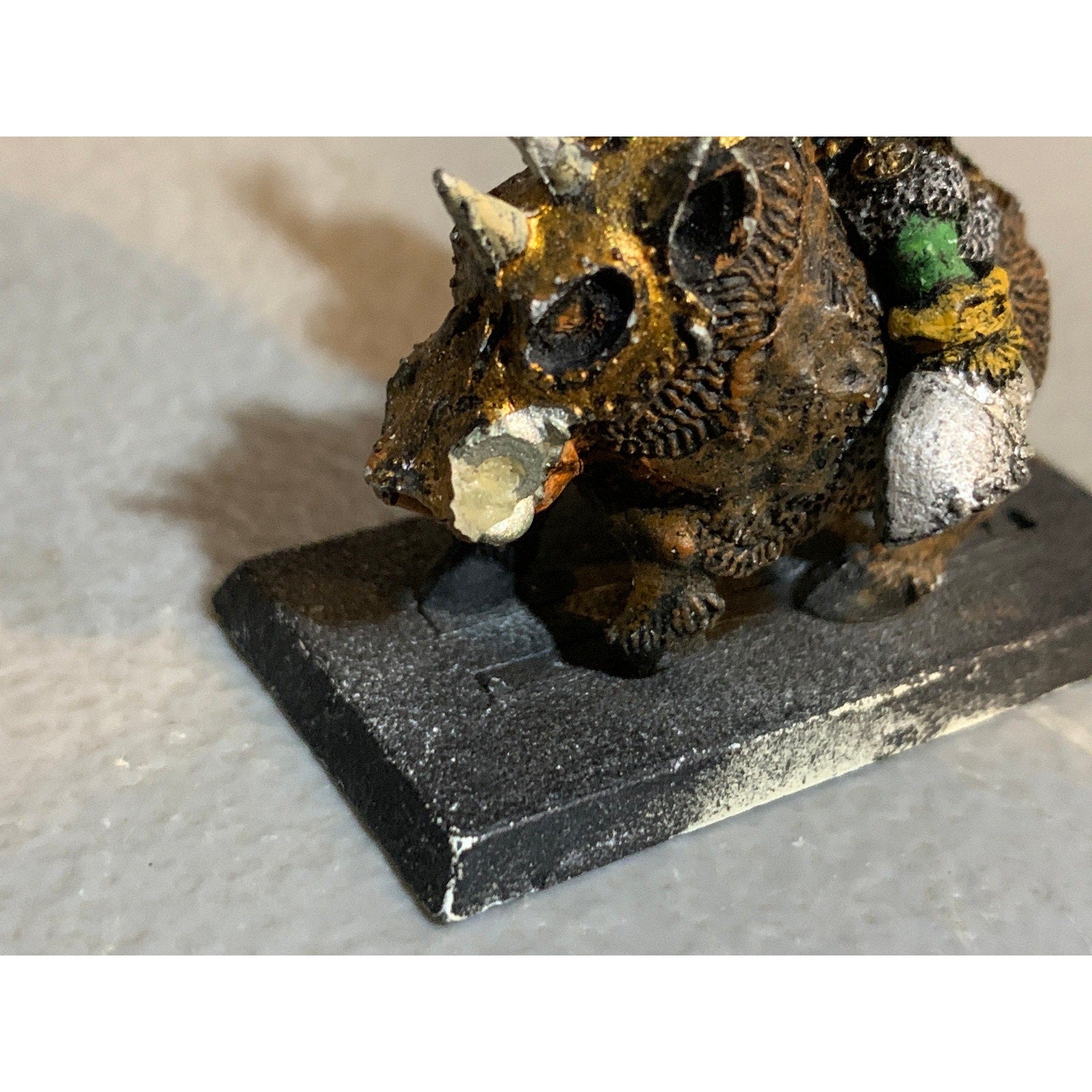 A31240 WARHAMMER FANTASY AOS METAL ORCS & GOBLINS ORC WARBOSS ON BOAR INCOMPLETE