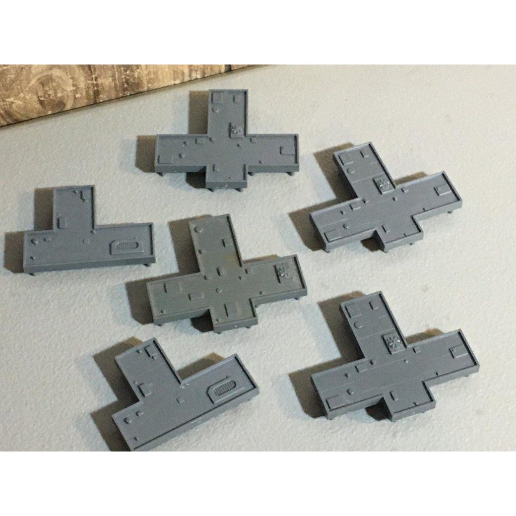 A31680 WARHAMMER EPIC 40K TERRAIN BUILDINGS PLASTIC ROOF TOPS 6 PK GW