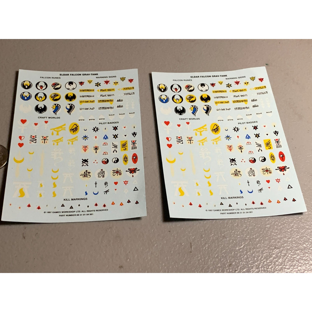 BAGB TRANSFERS ELDAR FALCON GRAV-TANK TRANSFER SHEET WARHAMMER 40K