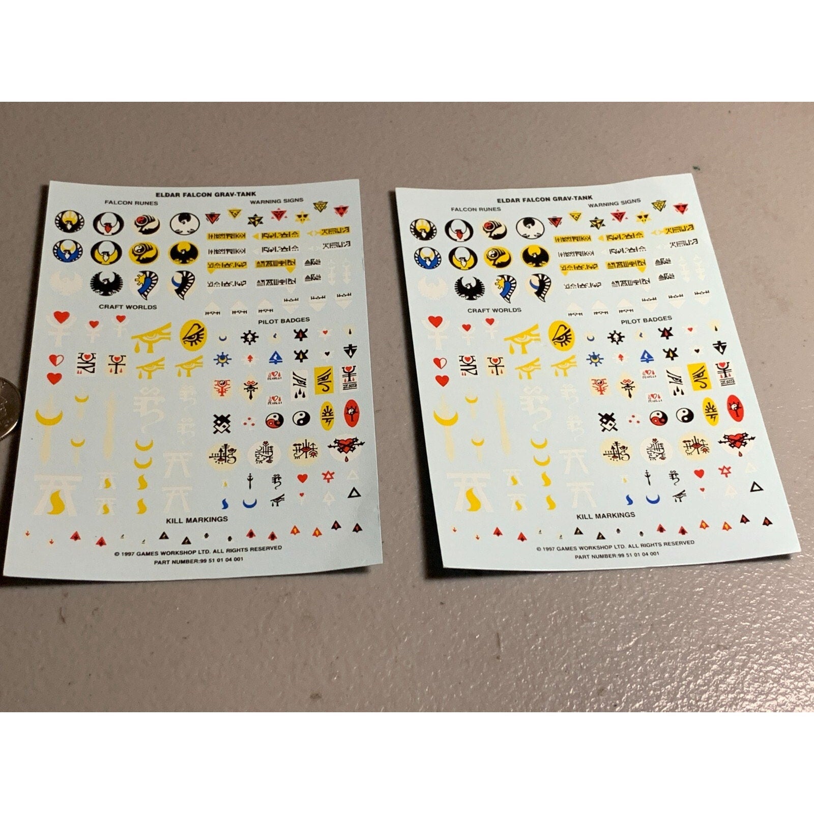 BAGB TRANSFERS ELDAR FALCON GRAV-TANK TRANSFER SHEET WARHAMMER 40K