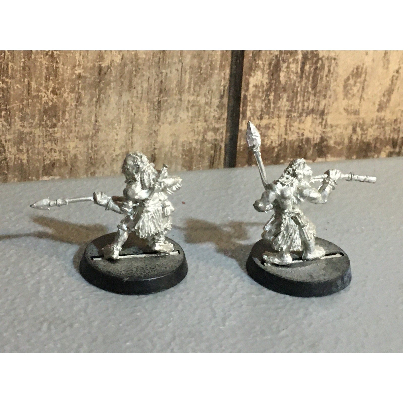 A31076 LOTR LORD OF RINGS GW GAMES WORKSHOP METAL 2 PK WILDMEN OF DRUADAN