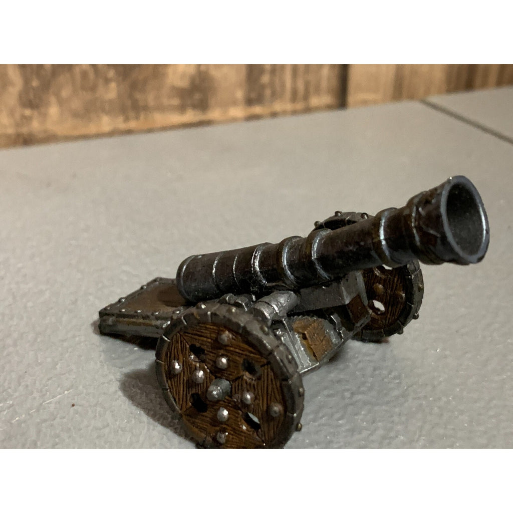 A16892 UNKNOWN MINIATURE TABLETOP WARGAMES CANNON ARTILLERY PLASTIC