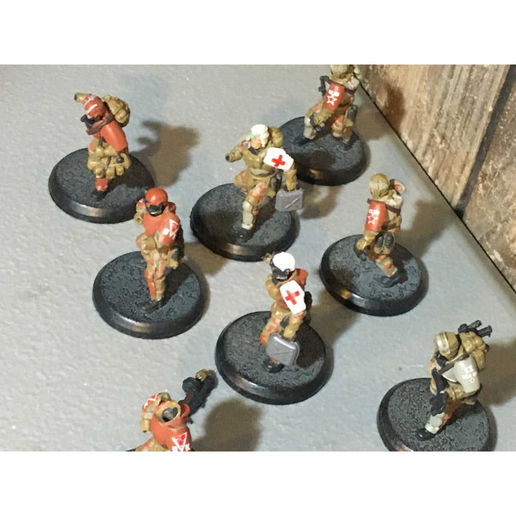 A32056 RACKHAM AT-43 RED BLOK MINIS NO CARD INCOMPLETE LOT 11 PK KOMMANDO SOLDAT
