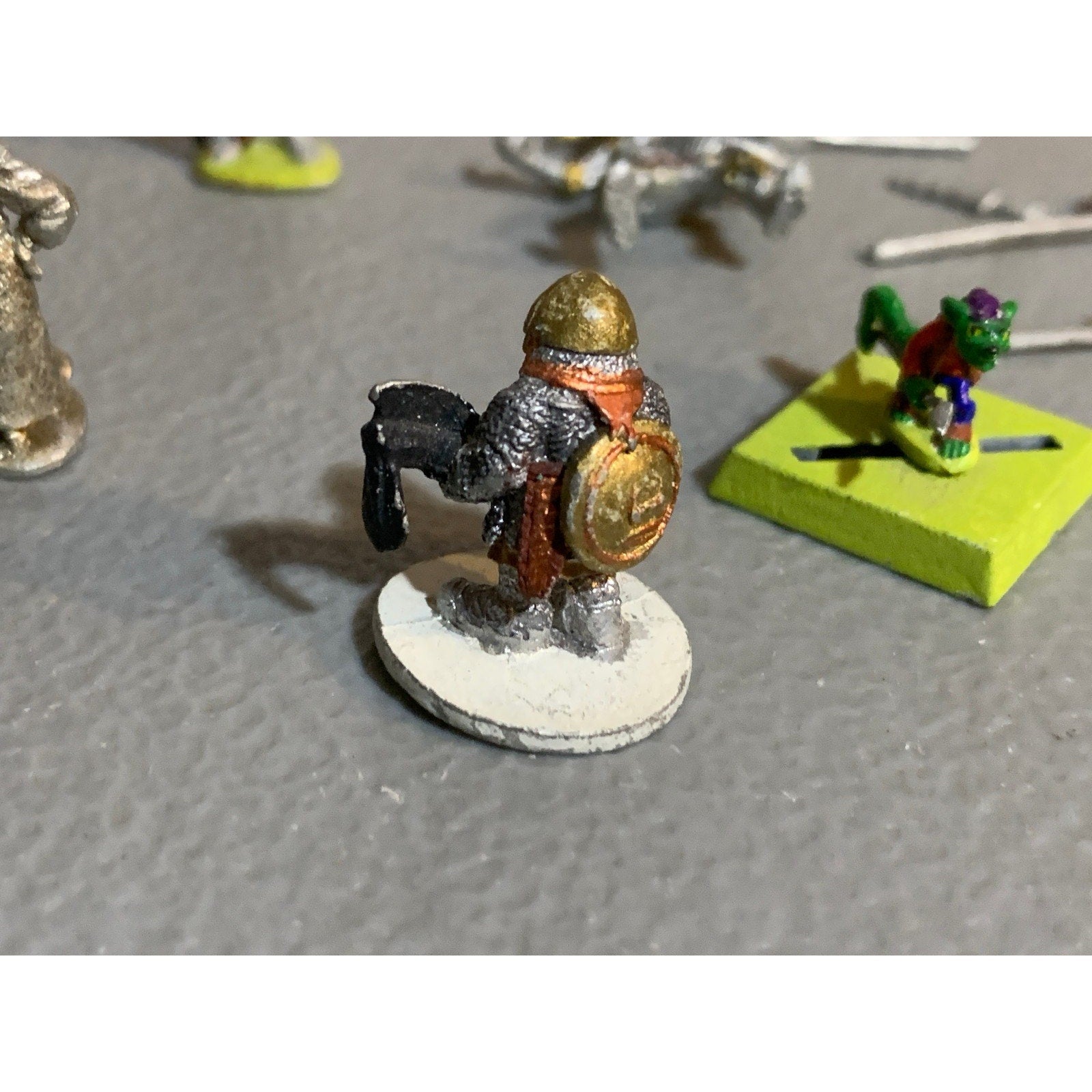 A29183 RAL PARTHA WARRIORS LOT WIZARD DWARF FEMALE KNIGHT METAL MINIATURES