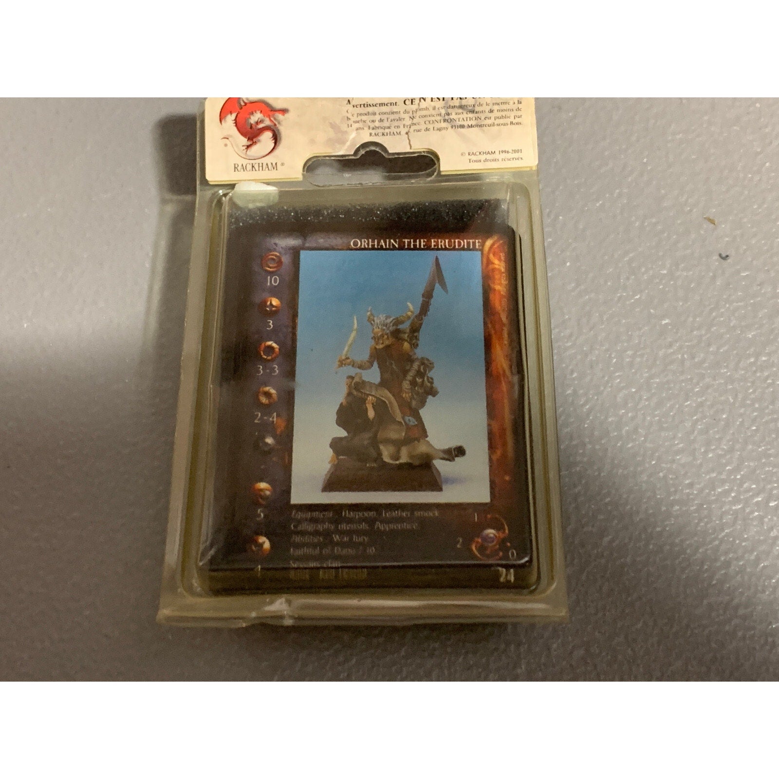 A10384 RACKHAM CONFRONTATION METAL OOP ORHAIN THE ERUDITE